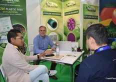 Julien Amar of US-based BioXTEND is having a meeting with customers.
